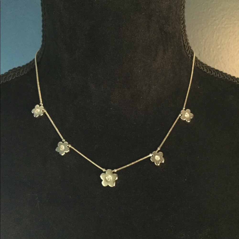 Delicate Lia Sophia flower necklace